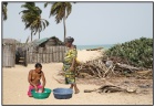 maisons de pcheurs, environs de Ouidah