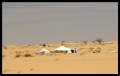 Tentes de nomades dans le dsert